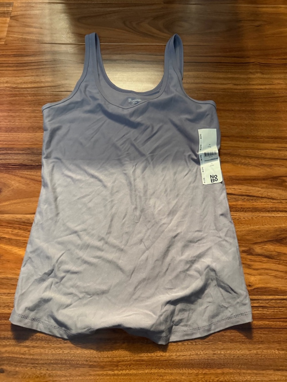 No Boundaries Women's Lavender Scoop Neck Tank Top and Cowl Neck Tank Top